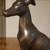 9” Solid Bronze Italian Greyhound Whipet Dog Sculpture 2 thumbnail