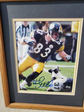 Pittsburgh Steelers Heath Miller # 83 Signed Photo W/ COA 1