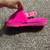 UGG Hot Pink Fluffy Slide Slippers 3 thumbnail