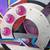 Vintage 1980's Post Modern Wall Sculpture by Haziza-Beautiful! 10 thumbnail