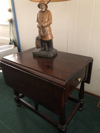 Side Table - Drop-leaf - Solid wood 1