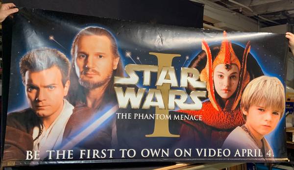 Star Wars The Phantom Menace Vinyl Banner 3'x6' Dual Sided 1