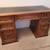 Super solid vintage desk with leather inlaid top 1 thumbnail