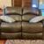 Ashley Furniture's gray leather power reclining sofa and loveseat 3 thumbnail