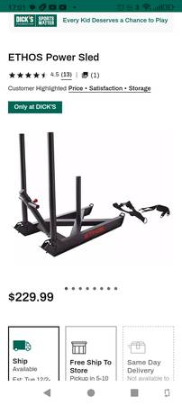 Ethos push pull power sled crossfit 1