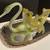 Vintage Sooner glass swan bowl centerpiece 2 thumbnail