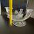 Vintage Fostoria Double Candlestick Navarre Etched Glass Flowers Base 8 thumbnail