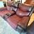 Love Seat Maroon Couch w/ Massage Vibrator 2 thumbnail