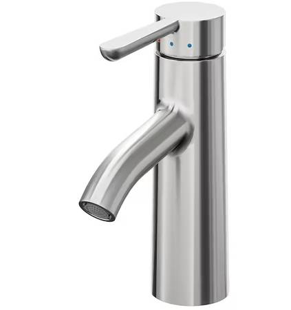 Ikea DALSKÄR - Bath faucet with strainer, stainless steel color 1