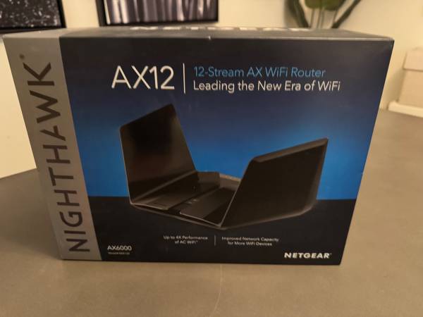 Netgear Nighthawk AX12 Wifi 6 Router. 1