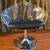 Vintage Acrylic and Chrome Swivel Chair by "Jansco" 1 thumbnail