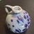 Schilz blue floral ceramic jug 3 thumbnail