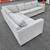 FREE DELIVERY Couch Sofa L Sectional 2
Piece Grey 5 thumbnail