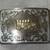 1950s Covered Wagon Western Belt Buckle 3.375" x 2.25" 1 thumbnail