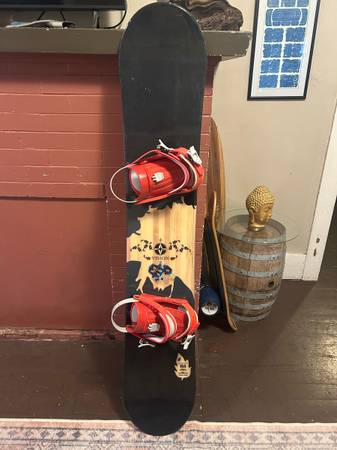 Vision Oracle 154 Snowboard w/Liquid bindings 1