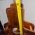 Unique Rustic solid burnt wood wine bottle shaped wine holder 6 thumbnail