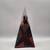 Handmade Orgonite Pyramid 11.75” Tall – Smoky Quartz Wand, Garnet, Red 7 thumbnail