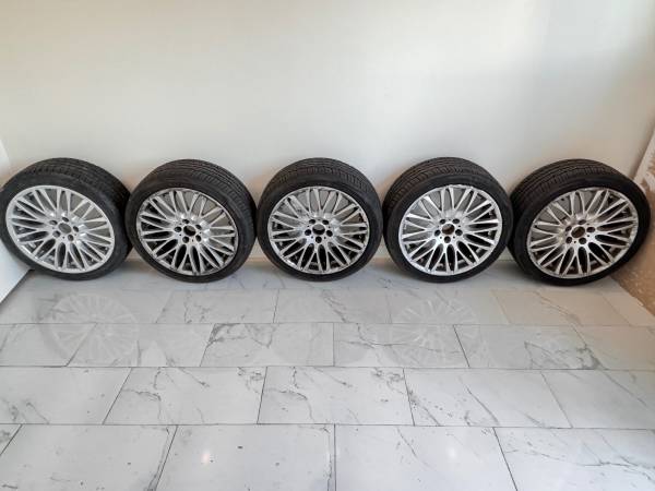 E65 BMW 7 Series Style 149 Staggered 20” OEM BBS Wheels & Tires 1