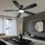 NEW Black 52 inch Low Profile Ceiling Fan with Light and Remote Contro 7 thumbnail