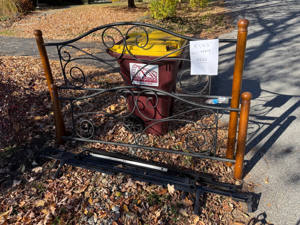 Free - King-size Bed Frame 1
