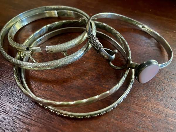 Sold Separately Several Sterling 925 Silver Bangles Cuffs Bracelets 1