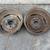Two 14 inch 5 on 5 lug wheels. Caddy, Buick, Oldsmobile, Chevy 2 thumbnail