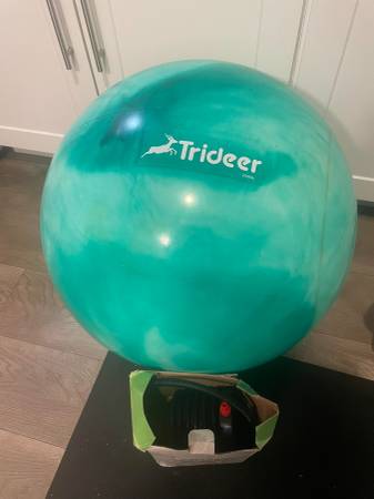 Free Trideer Exercise Ball with Pump 1