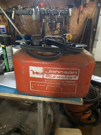 Johnson vintage boat fuel tank 1