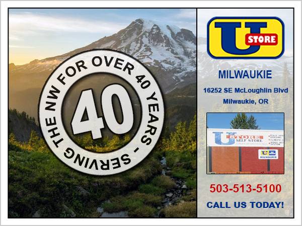 $67 / 25ft2 - YOUR MILWAUKIE AREA U-STORE, COMPARE AND SAVE! (U-Store, Milwaukie)63914738454018120
