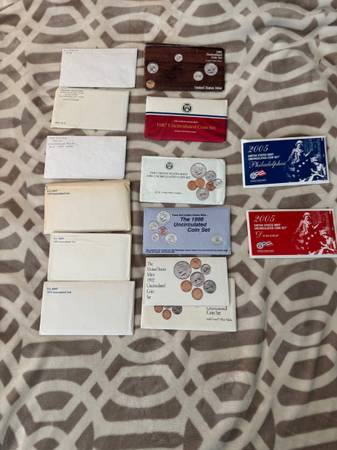 Mint sets , various years 1