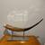 Vintage Antique Mounted Horn Display on Metal Stand 2 thumbnail