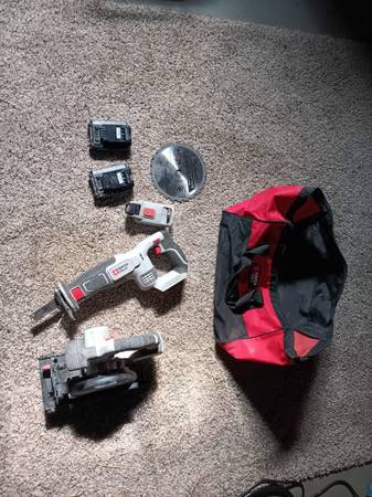 Porter Cable cordless tool set 1