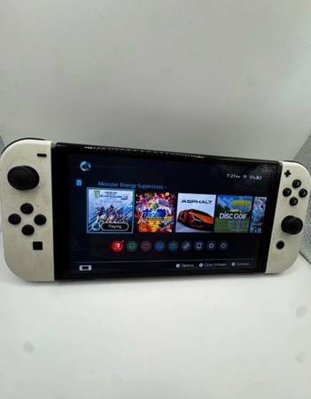 Nintendo Switch OLED Bundle – 64GB + 128GB Memory + 9 Games! 1