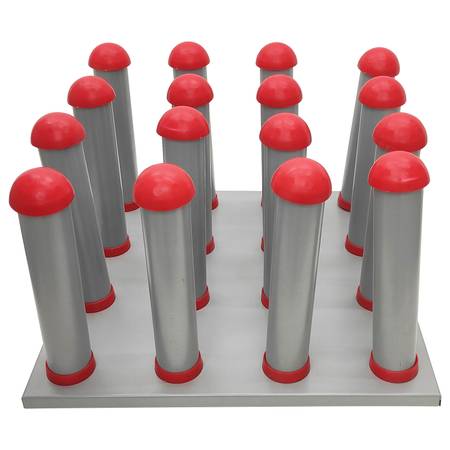 16 Pole Roll Material Storage Cart 122149 1