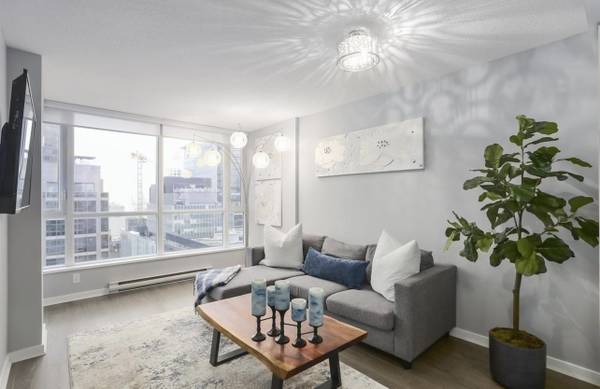 One bdrm + den + parking apartment at The Capital 2