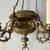 Important 6 Arms Bronze Chandelier Handsome Carving Good Wiring Exc 2 thumbnail