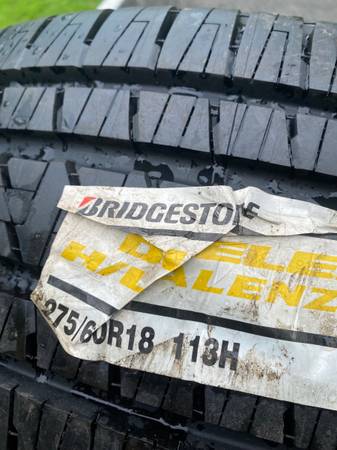 Bridgestone LT 275/60/18 m&s new single tire 1