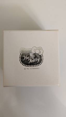 Authentic Hello Kitty 2010 Anniversary Heart Watch - Silver/Rhinestone - w/ Box 1