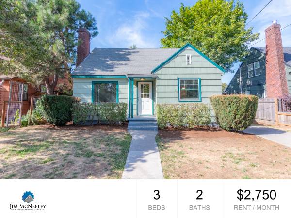 $2,750 / 3br - 1800ft2 - CHARMING WOODLAWN NE PDX NEIGHBORHOOD -3BR HOME OPEN APPLICATION HAS B (Portland)63914972755203120