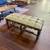 Hand Carved & Gilded Window Benches with Leather Seats 6 thumbnail