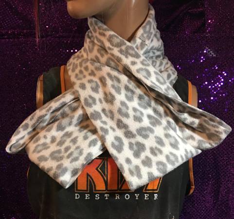 Leopard Print Scarf 1