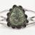 Vintage Signed Native Sterling Sea Foam Turquoise Cuff Bracelet MED 1 thumbnail