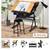 YAHETEECH DRAFTING DESK AND GAMING/DESK CHAIR 2 thumbnail