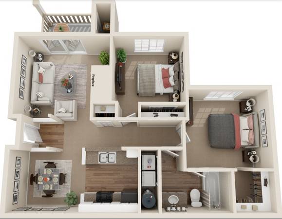 $1,910 / 2br - 839ft2 - Hágase sentir como en casa (Auburn)63850641727617120
