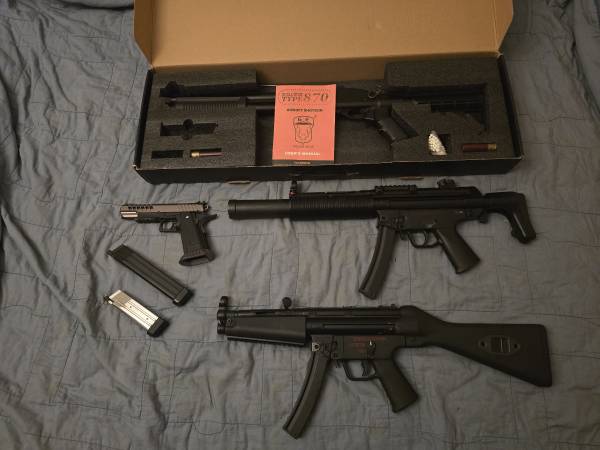 Various Airsoft Guns 1