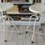 ► vintage / antique white adjustable counter stools 2 thumbnail