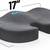 🪑 Like NEW Memory Foam Seat Cushion (Gray Velvet Cover) 2 thumbnail