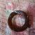 Vintage Carved Bakelite Mahogany Brown Circle Pin 4 thumbnail