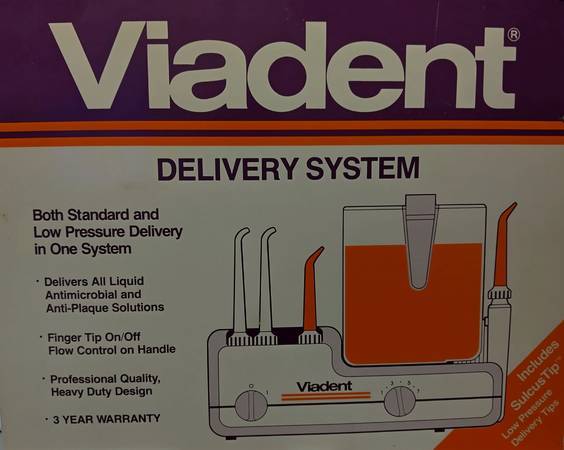 Viadent oral irrigator irrigation waterpik 1