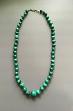 Vintage Malachite Necklace 1